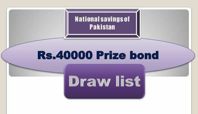 Winners list of Rs. 40000 Prize bond Draw #78 03.06.2019 held Faisalabad Announced